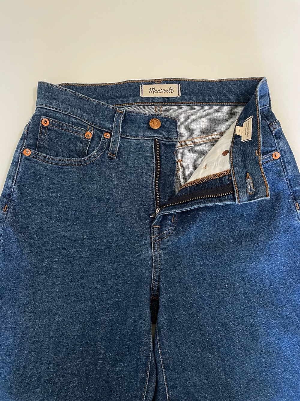 Madewell Petite Perfect Vintage Wide Leg Jean High Waist Fairdale Wash 24P - Picture 12 of 15